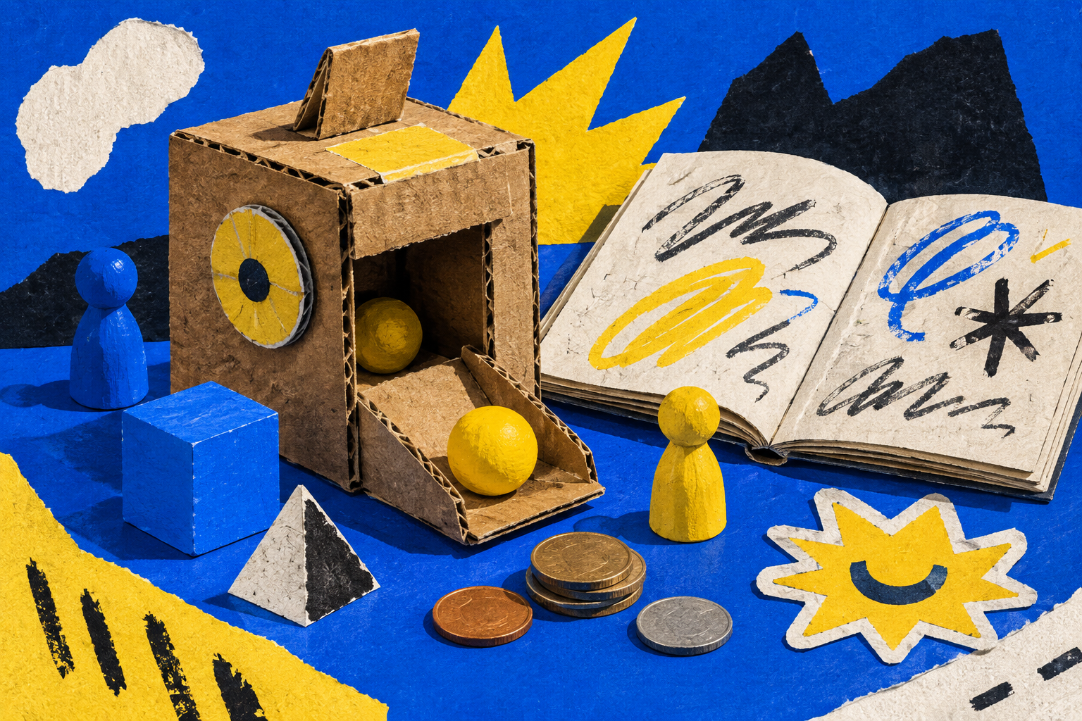 Playful illustrated workshop with small business projects